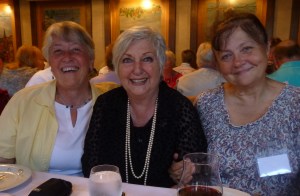 Me (on the left) with my friends Crystal from Germany (center) and Valentina from Russia (right)